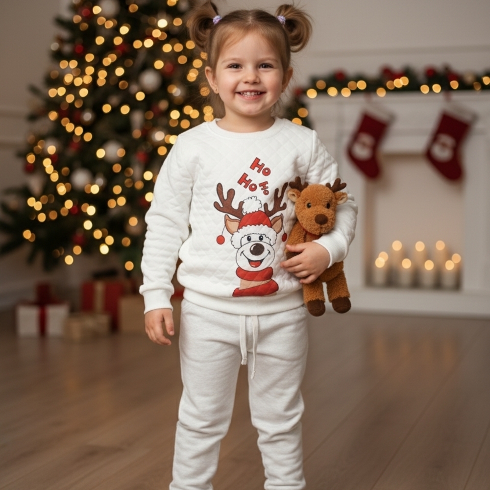 PatPat White Ribbed Sweater